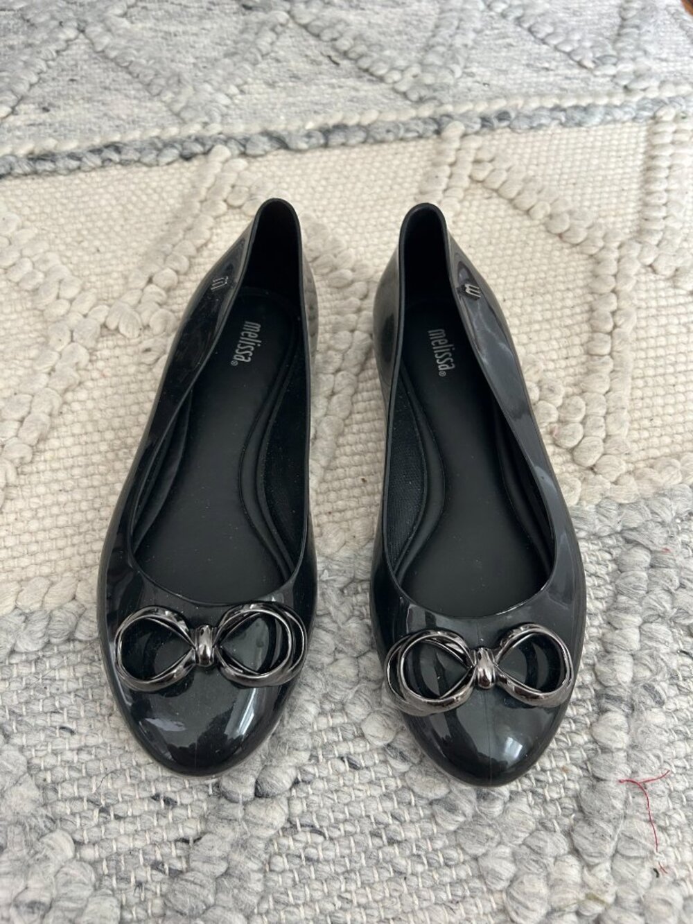 Melissa Black Shoes Size 7 (fits like 7.5-8)